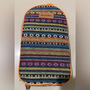 Wealers Colorful Aztec-Pattern Pouch — Multicolor